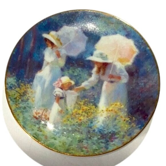 Vintage Decorative Plates Lot of 3 by Richard Judson Zolan 4" Diameter Rare - Picture 1 of 10